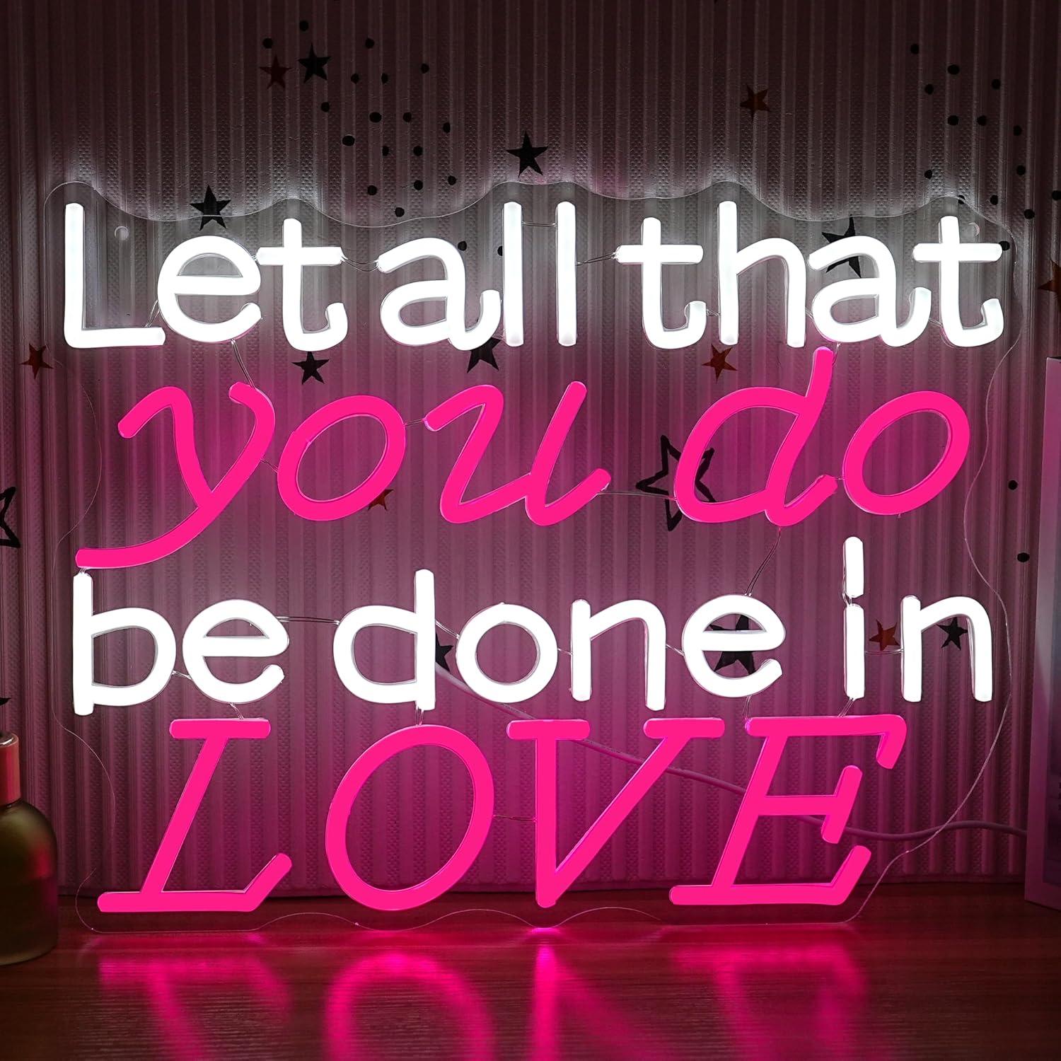 Let All That You Do Be Done In – Wedding Led Bewertung und Preis