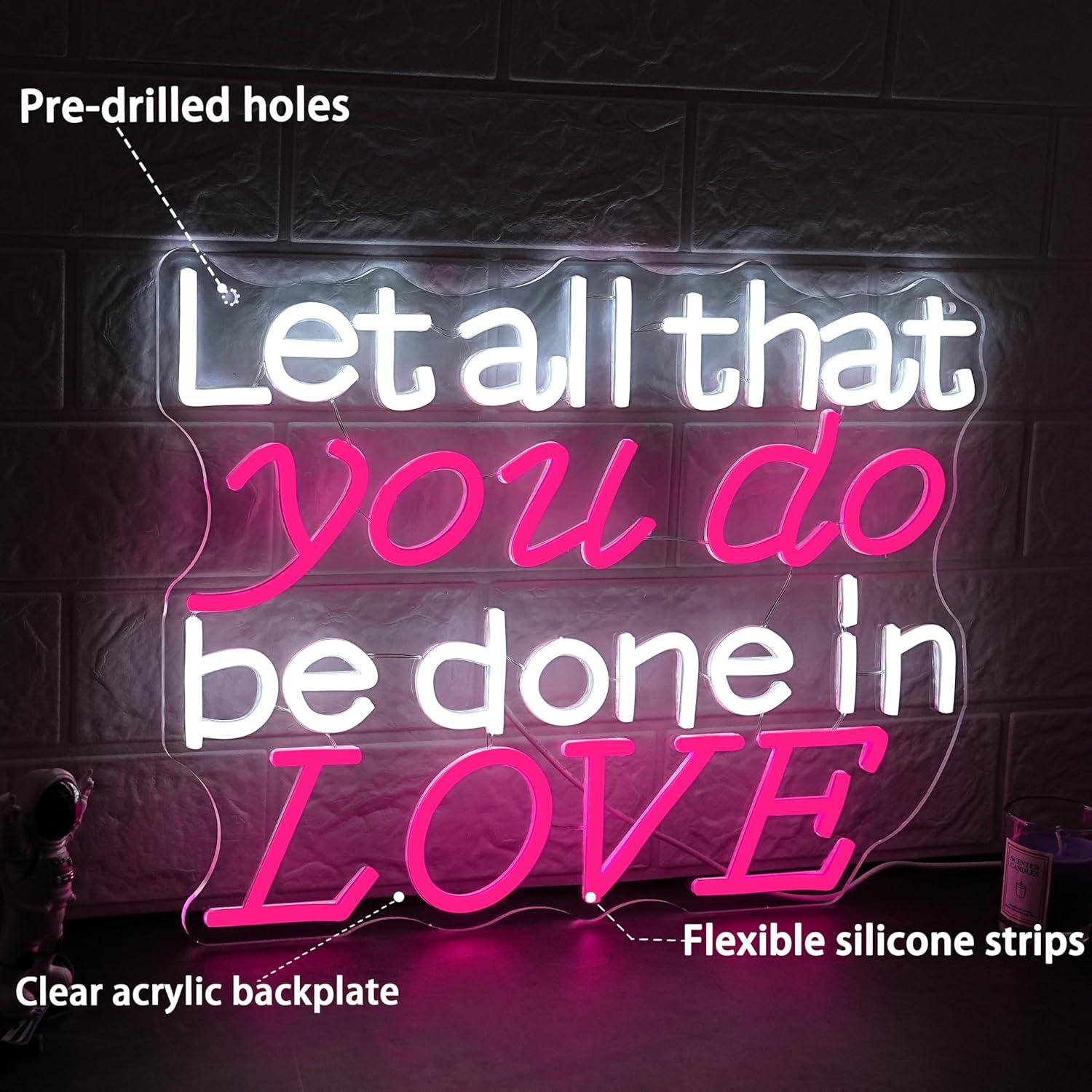 Let All That You Do Be Done In – Wedding Led Bewertung und Preis