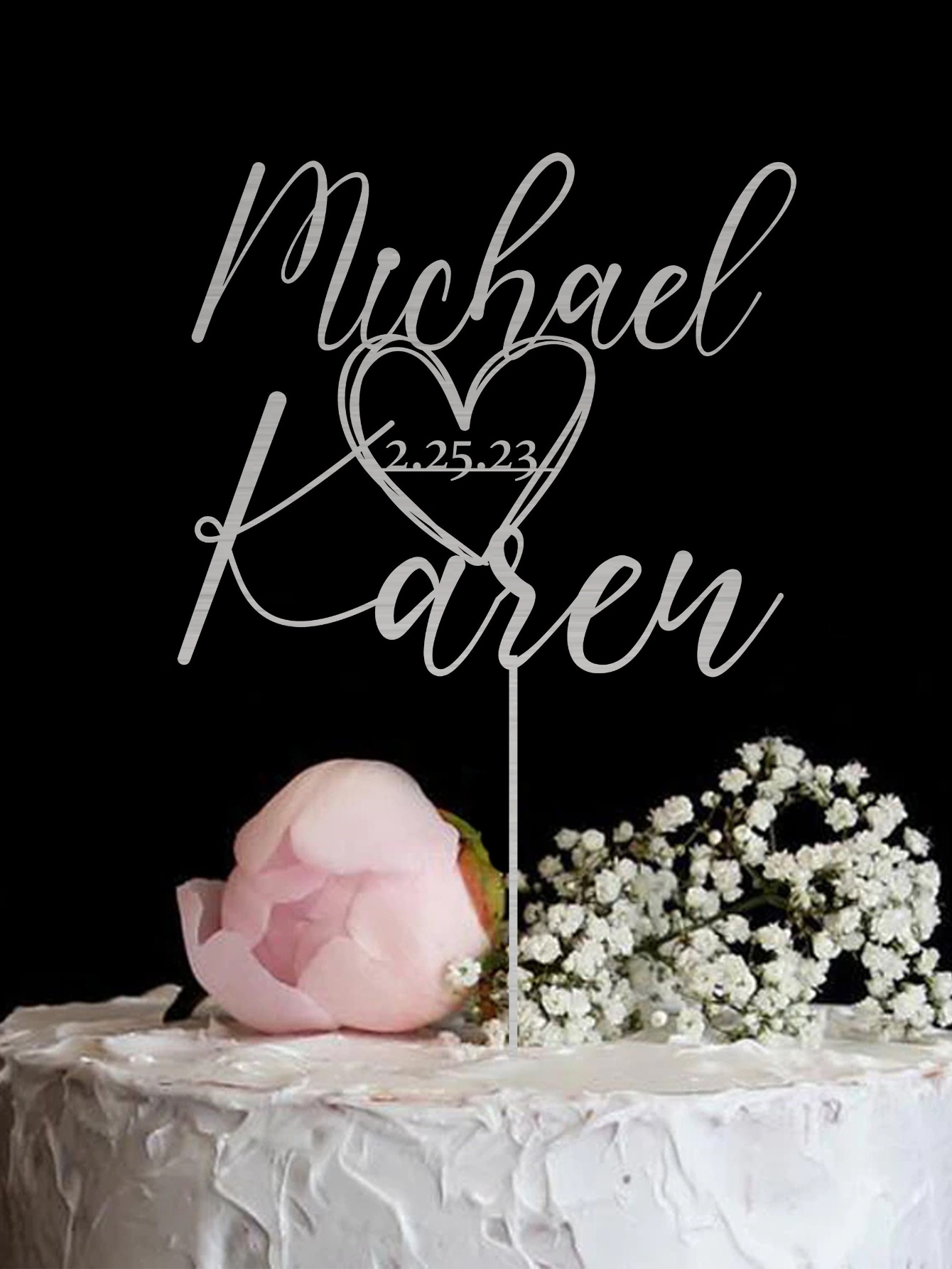 Custom Cake Topper - 1PC Perso – Wedding Shop Bewertung und Preis