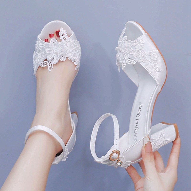 Women White Silk High Heels Su – Wedding Fx Bewertung und Preis