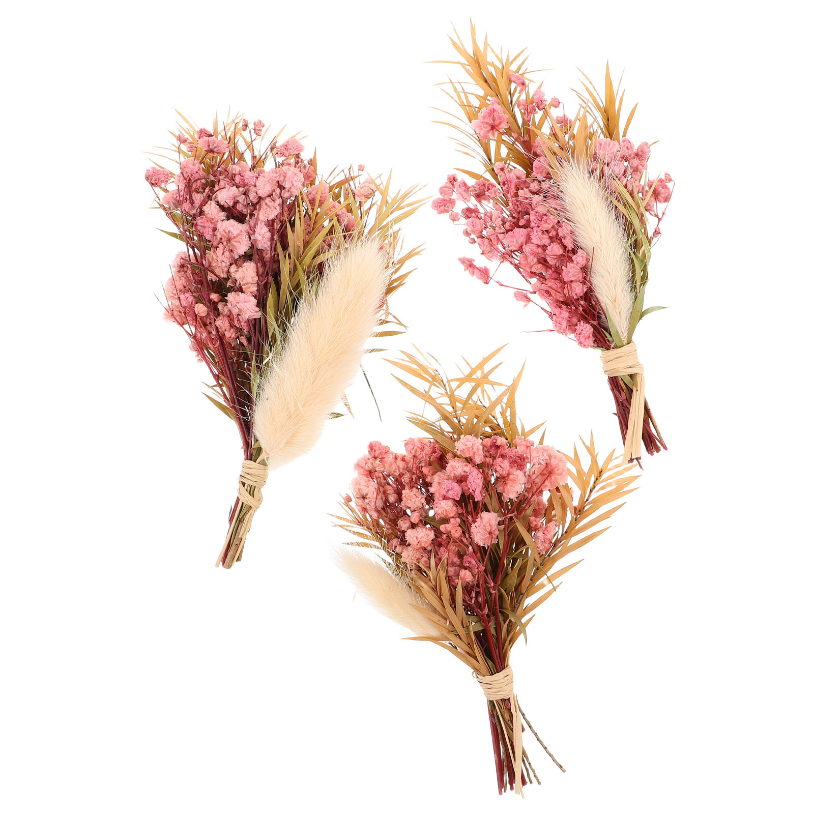 3Pcs Mini Dried Floral Bouquet – Flower Girl Basket Bewertung und Preis
