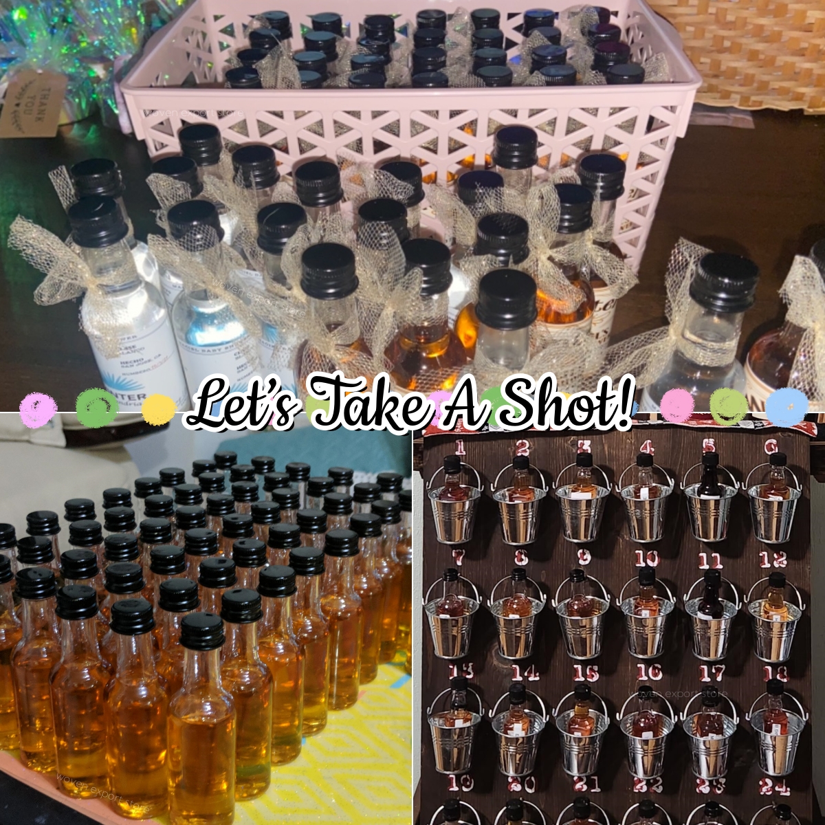 50-100Pcs 1.7oz Mini Liquor Bo – Wedding Alcohol Supply Bewertung und Preis