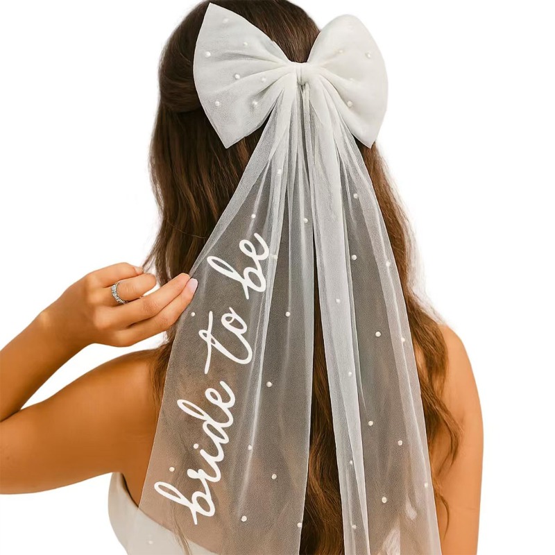 Bride To Be Bow Veil - Bachelo – Wedding Supply List Bewertung und Preis