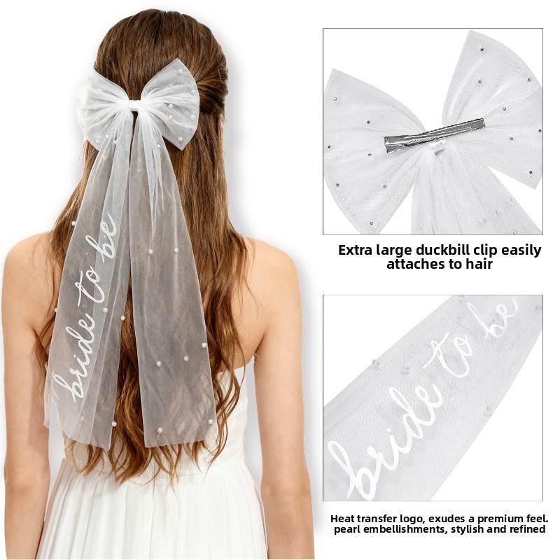 Bride To Be Bow Veil - Bachelo – Wedding Supply List Bewertung und Preis