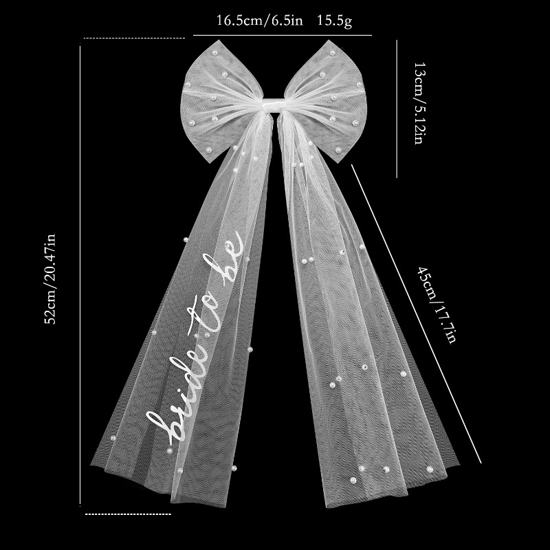 Bride To Be Bow Veil - Bachelo – Wedding Supply List Bewertung und Preis