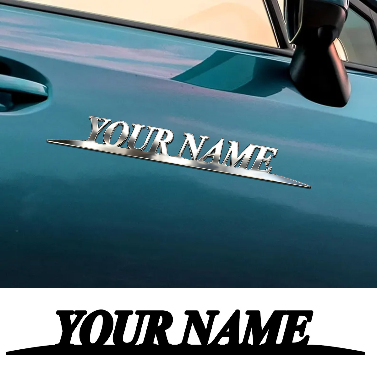 Metal Trendy YOUR NAME Sticker – Wedding Shop Bewertung und Preis