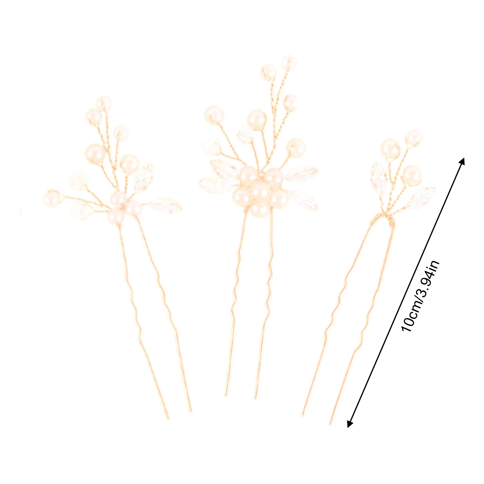 3pcs Bride Hairpin Trendy Hair – Wedding Supply List Bewertung und Preis