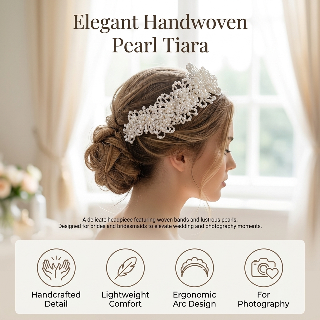 Pearl Crown Headpiece For Wedd – Wedding Shop Bewertung und Preis