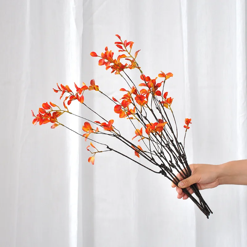 57cm Red Leaf Artificial Flowe – Flower Girl Basket Bewertung und Preis