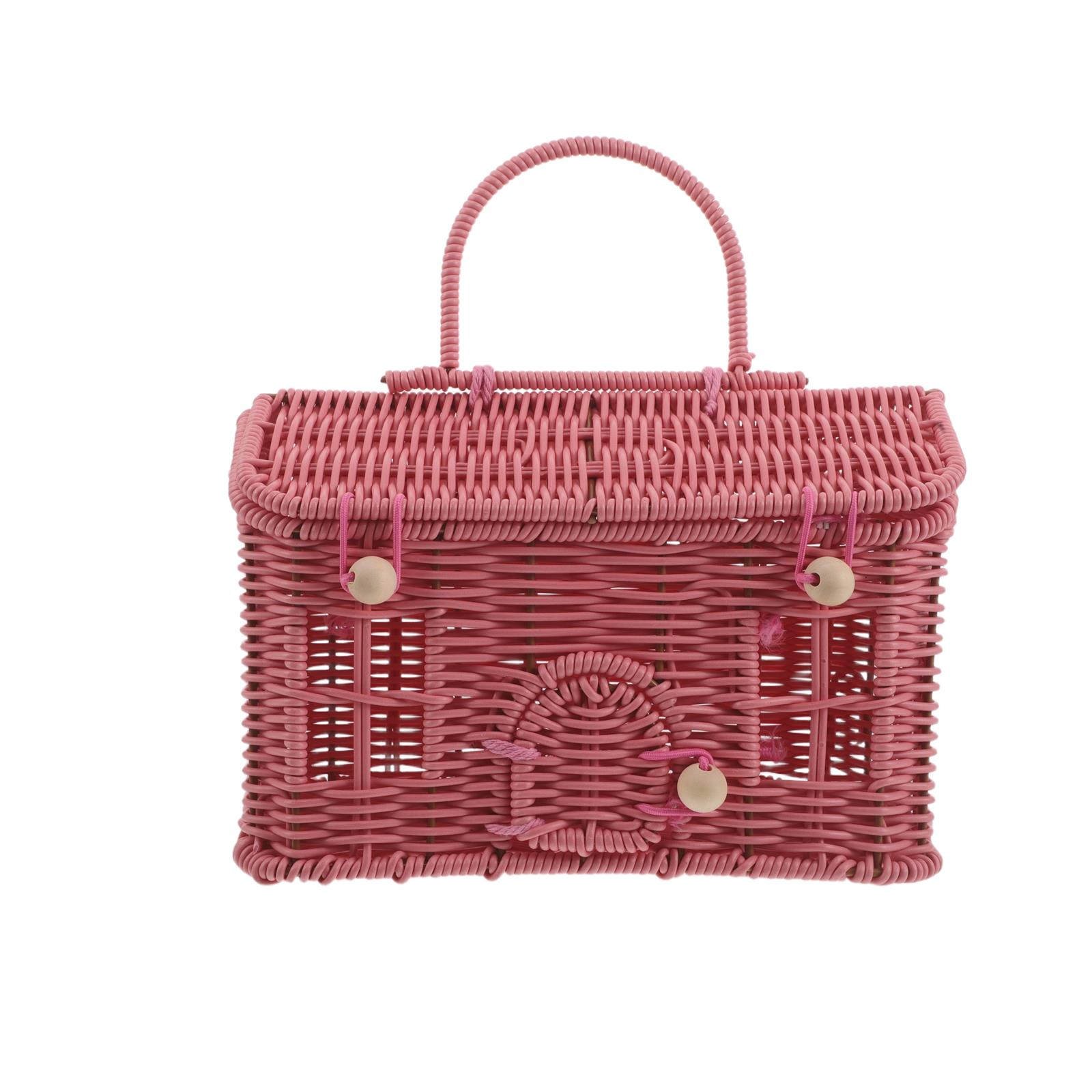 Imitation Rattan Picnic Basket – Flower Girl Basket Bewertung und Preis