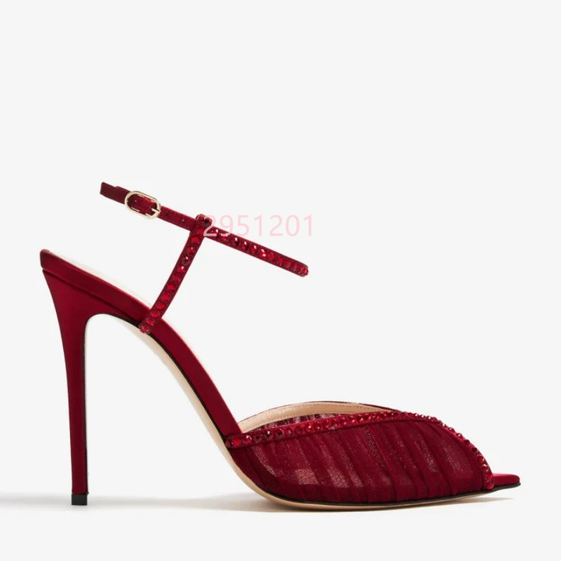 Peep Toe Mesh Pumps Buckles St – Wedding Fx Bewertung und Preis