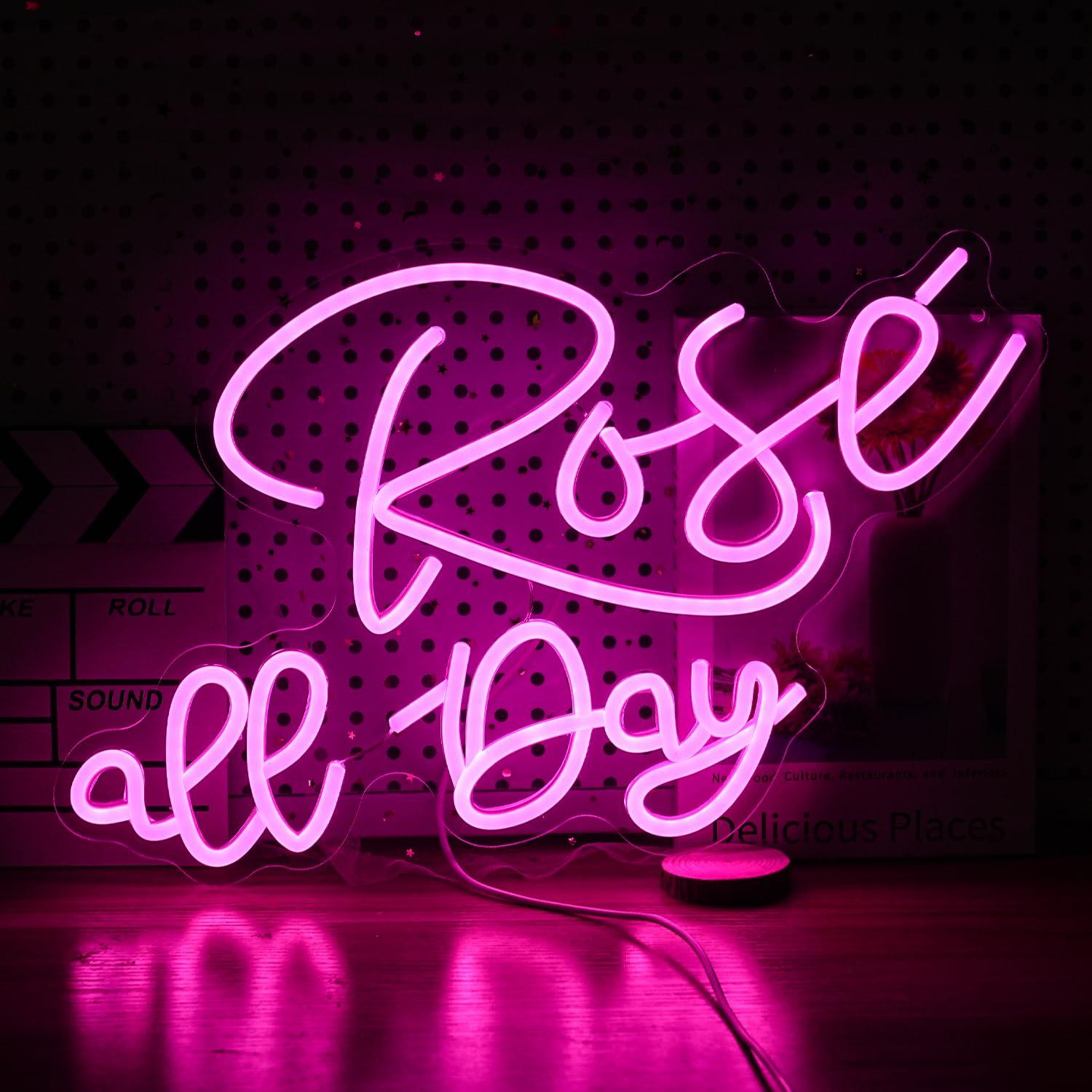 Rose All Day Neon Sign Dimmabl – Wedding Led Bewertung und Preis