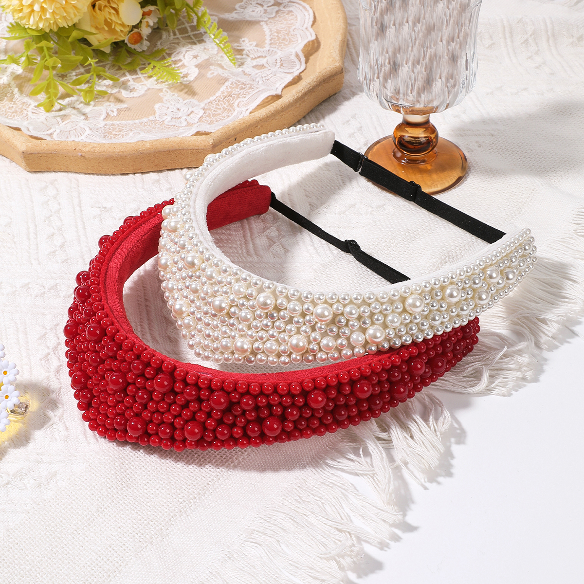 1pc Pearl Crown Headband For W – Wedding Supply List Bewertung und Preis