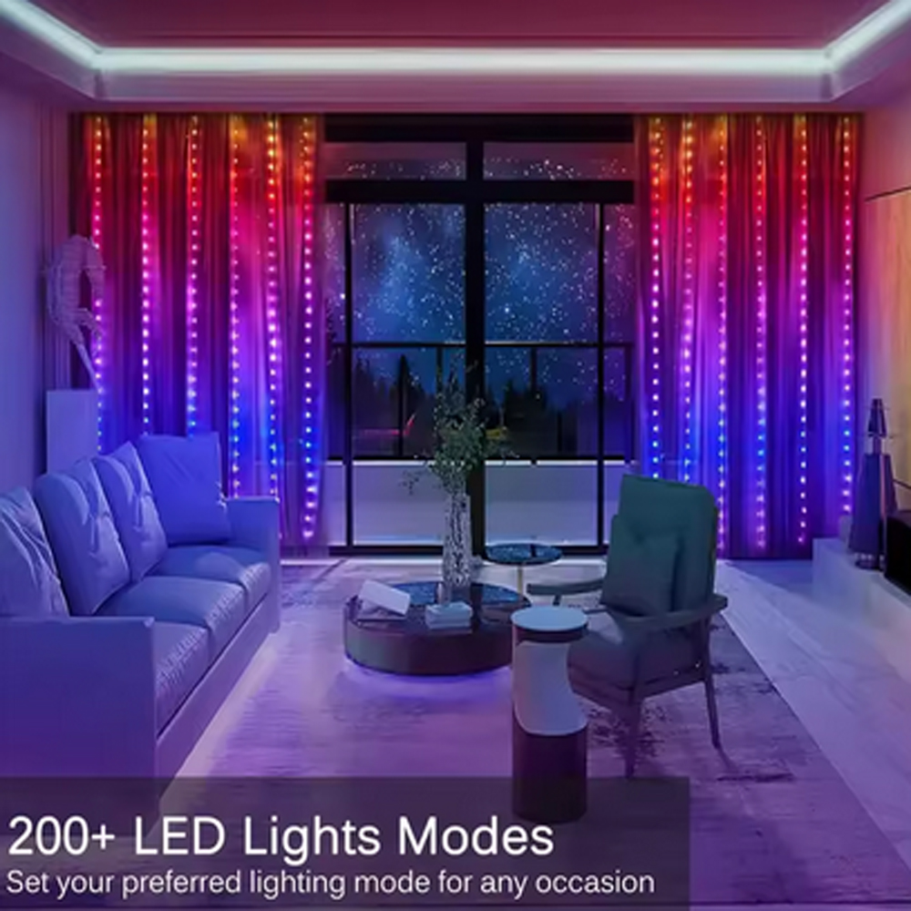 3M RGB Smart LED Curtain Light – Wedding Led Bewertung und Preis