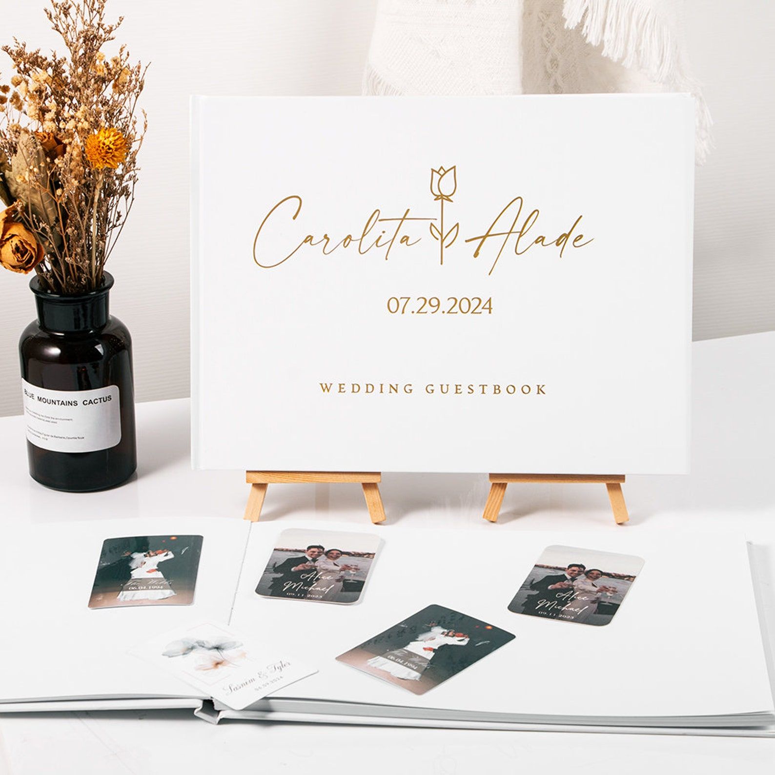 Custom Wedding Guestbook Perso – Wedding Supply List Bewertung und Preis