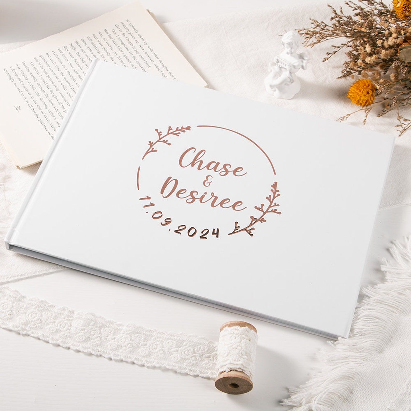 Custom Wedding Guestbook Perso – Wedding Supply List Bewertung und Preis